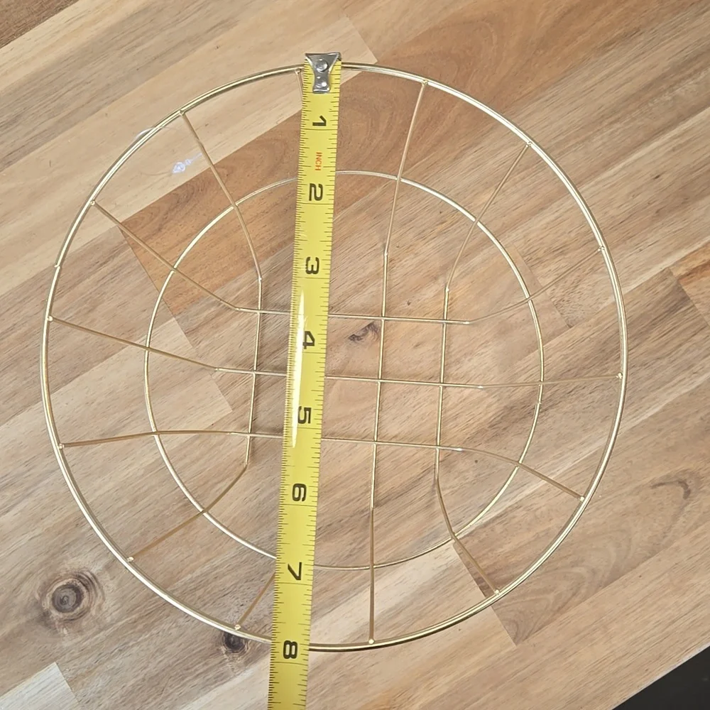 Gold Wire Decorative Storage Baskets